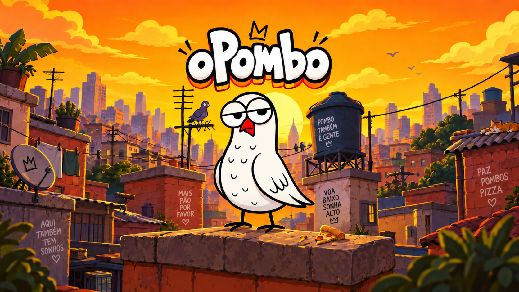 oPombo: Fuga dos Telhados